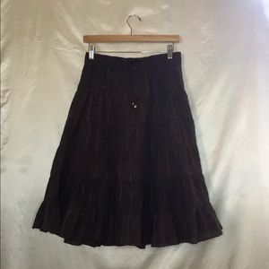 mymichelle brown boho skirt